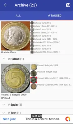 Coinoscope Coin identifier android App screenshot 2